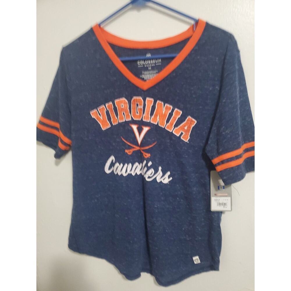 NEW Virginia Cavaliers Colosseum Blue Athletic Women's Size Medium